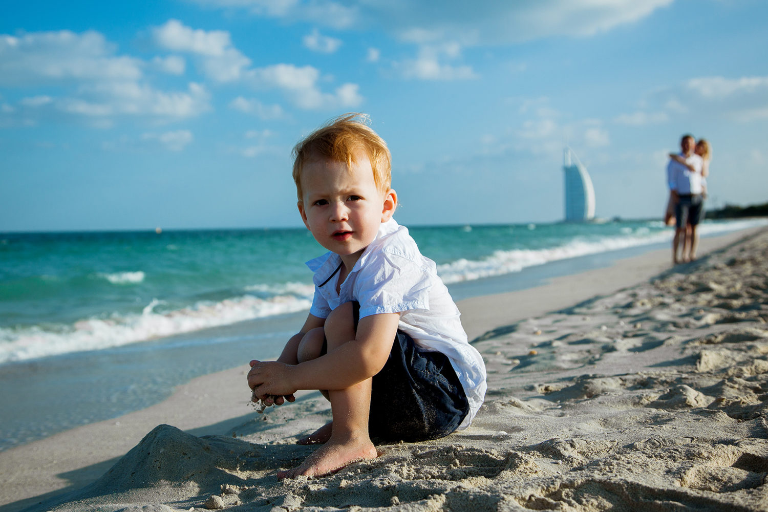 Family Photography In Dubai , Beach